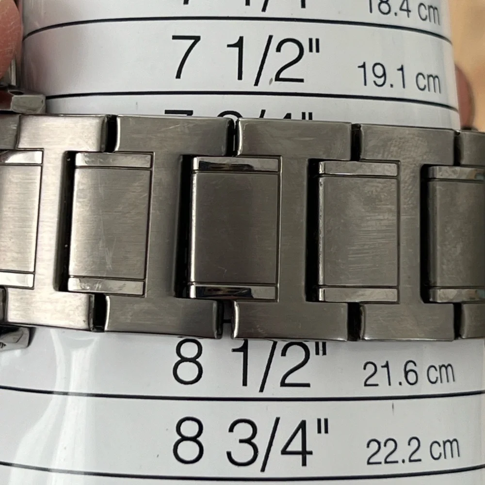 Armani Exchange Chronograph Crystal Men’s Watch All Stainless Steel, Date Window